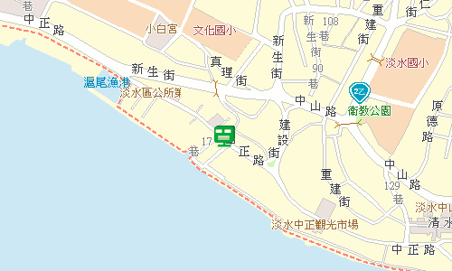 淡水郵局(三重27支)地圖