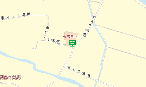 卑南初鹿郵局地圖
