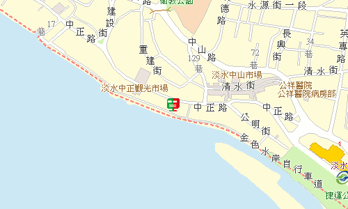 淡水郵局(三重27支)地圖