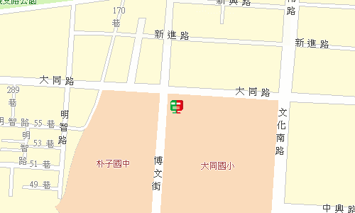 朴子郵局地圖