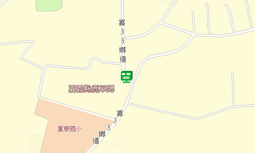 鹿草郵局地圖