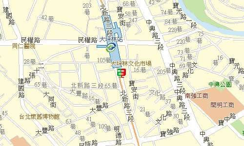 新店郵務股地圖