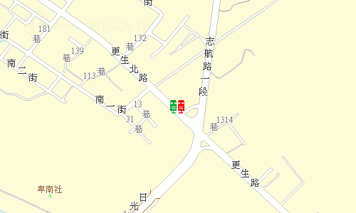 臺東郵局郵務科地圖