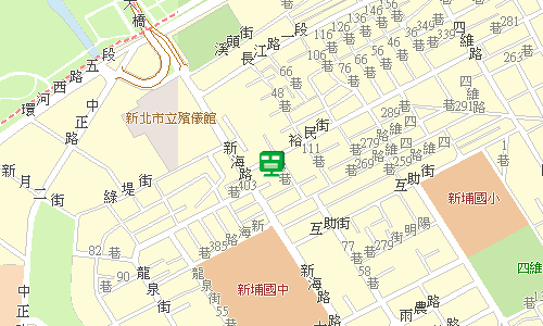 板橋郵局快捷股地圖