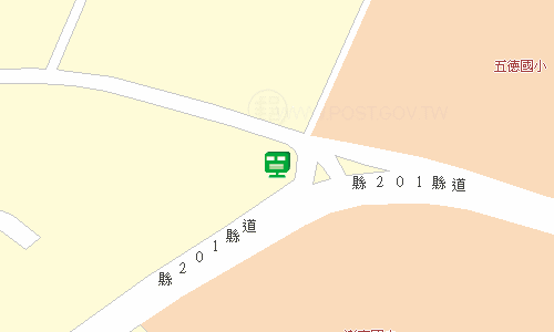 澎湖郵局郵務科地圖