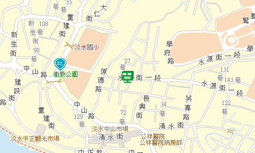 淡水郵局(三重27支)地圖