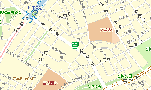 板橋郵局快捷股地圖