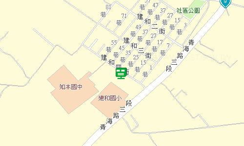 台東知本郵局地圖