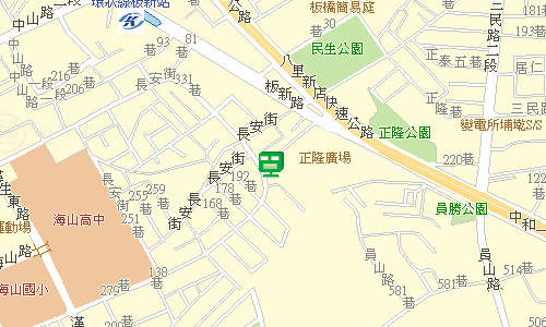 板橋郵局快捷股地圖