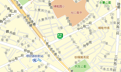 板橋郵局快捷股地圖