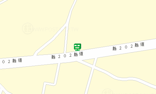 澎湖郵局郵務科地圖