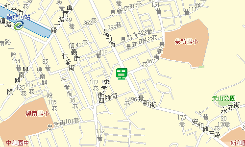 中和郵局郵務股地圖