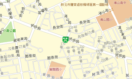 板橋郵局快捷股地圖