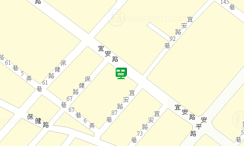 中和郵局郵務股地圖