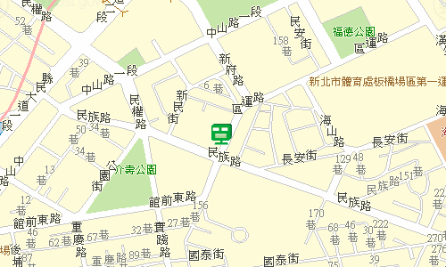 板橋郵局快捷股地圖