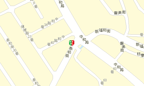 中和郵局郵務股地圖