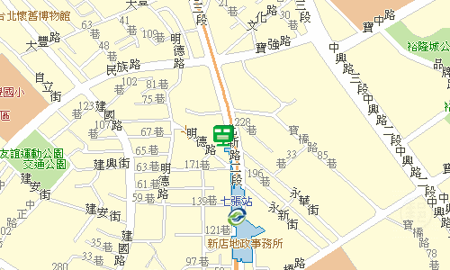 新店郵務股地圖