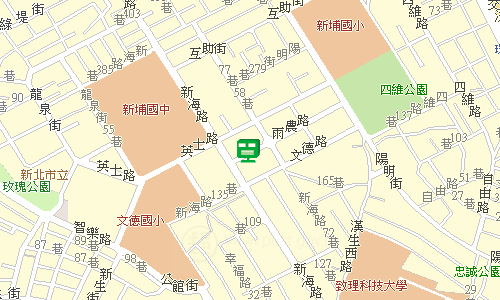 板橋郵局快捷股地圖