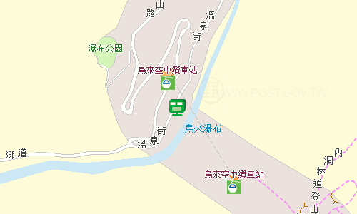 烏來郵局地圖