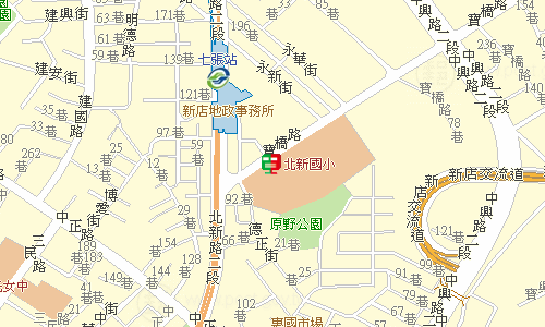 新店郵務股地圖