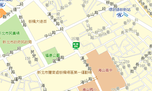 板橋郵局快捷股地圖