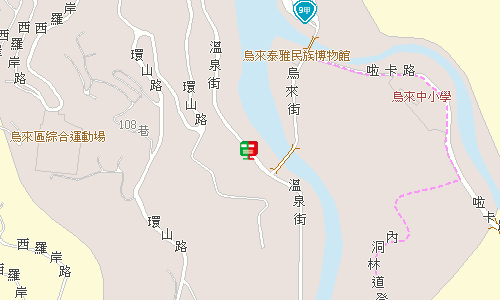 烏來郵局地圖