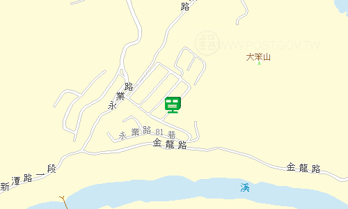 新店郵務股地圖