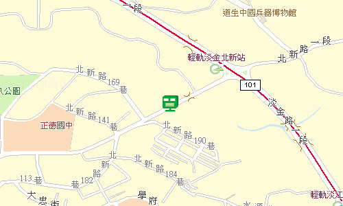 淡水郵局(三重27支)地圖