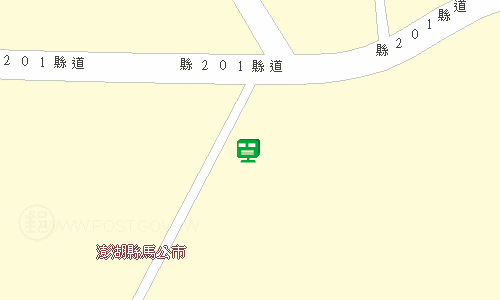 澎湖郵局郵務科地圖