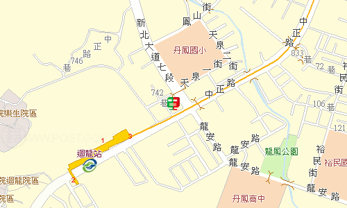 新莊郵局(三重36支)地圖