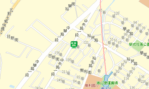 板橋郵局快捷股地圖