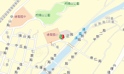 通霄郵局地圖