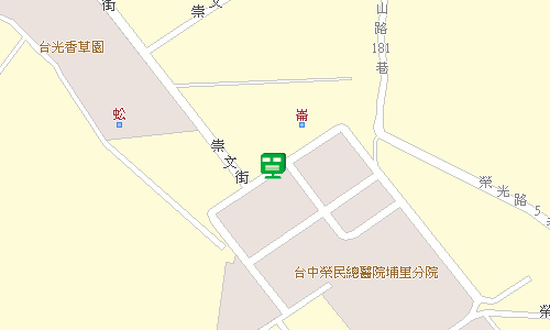 埔里郵局地圖