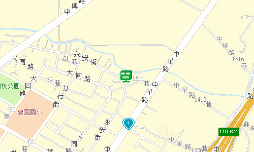 頭份郵局地圖