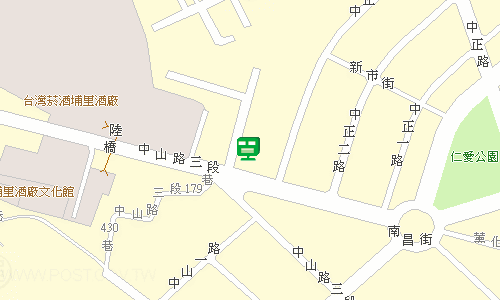 埔里郵局地圖