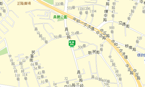 中和郵局郵務股地圖