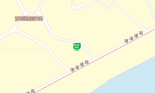 澎湖西嶼郵局地圖