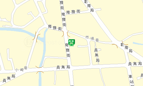 名間郵局地圖