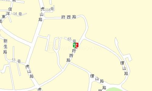 南投郵局郵務股地圖