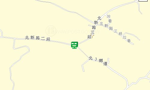 淡水郵局(三重27支)地圖