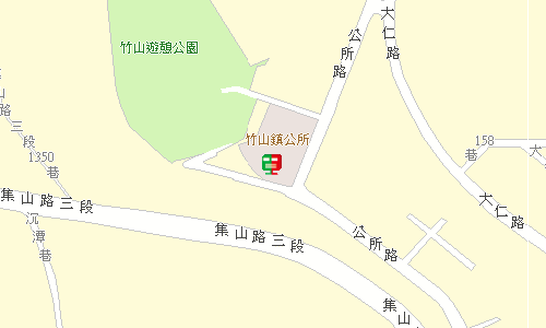 竹山郵局地圖