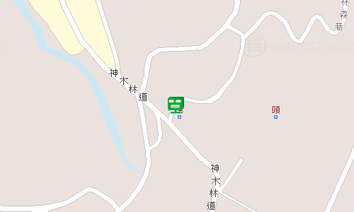鹿谷郵局地圖