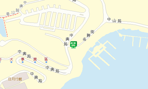 魚池郵局地圖