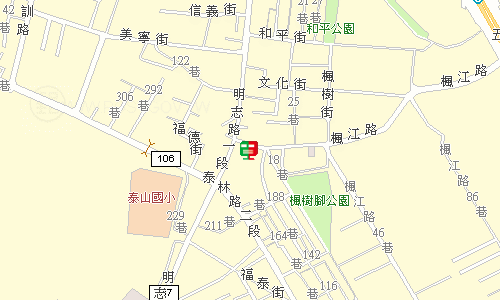 新莊郵局(三重36支)地圖