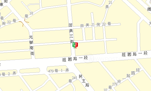 新竹郵局投遞股地圖