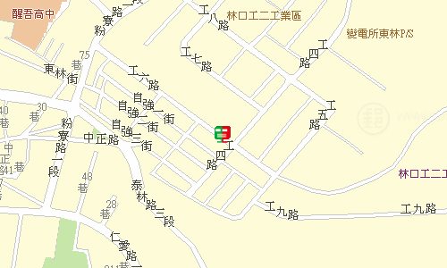 林口郵局(三重56支)地圖