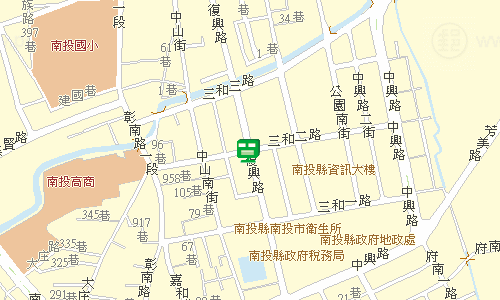 南投郵局郵務股地圖