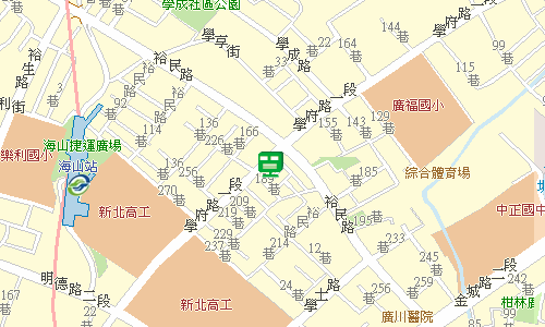 板橋郵局快捷股地圖