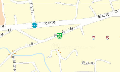 竹山郵局地圖