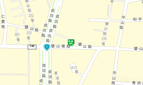 草屯郵局地圖
